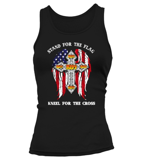 Stand For The Flag Kneel For The Cross Kisss FAn Tank top Woman
