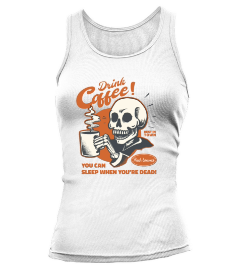 Vintage coffee T-shirt Tank top Woman