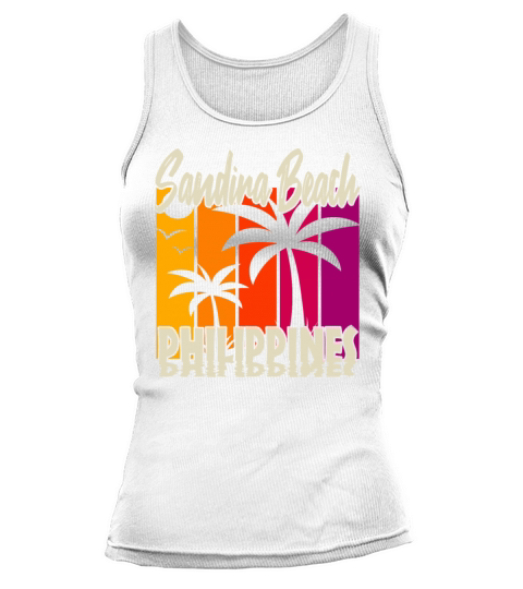 Vintage Sandira Beach Philippines Tank top Woman