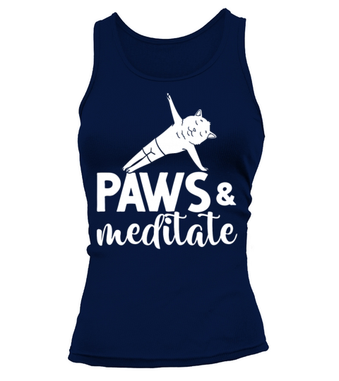 Yoga Cat Beginner Workout Poses Quotes Meditation Tank top Woman