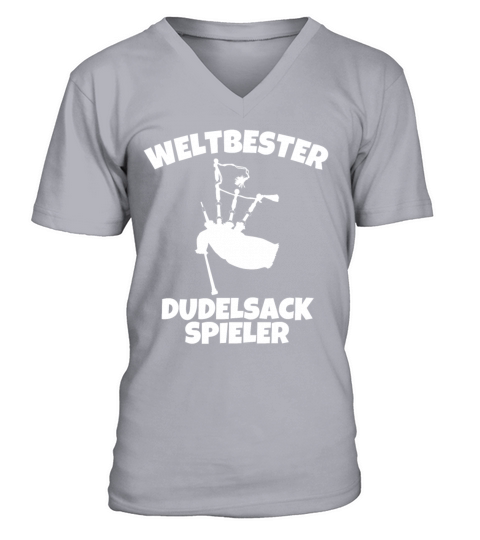 Bagpipe Bagpiper Gift V-Neck T-shirt