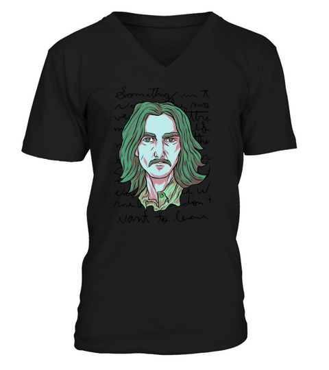 BEATLES - GEORGE HARRISON T-Shirt V-Neck T-shirt