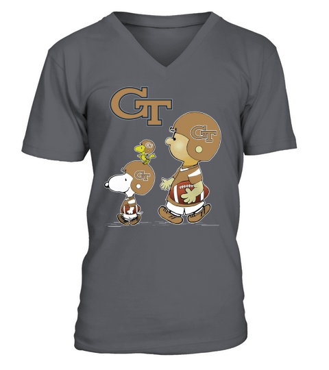 ca-sport-baseball-Georgia Tech Yellow Jackets V-Neck T-shirt