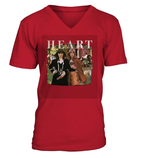HEART LITTLE QUEEN V-Neck T-shirt