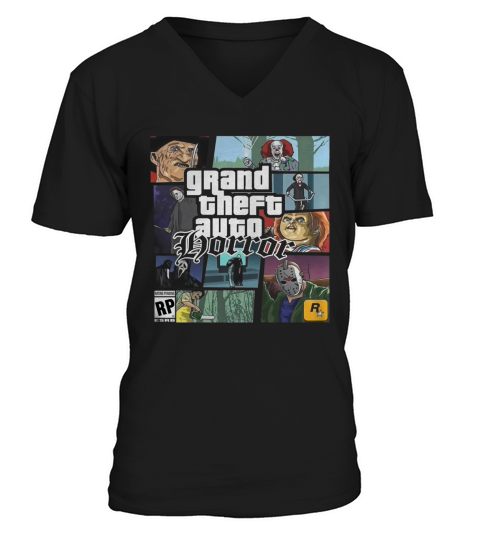 Horror tee V-Neck T-shirt