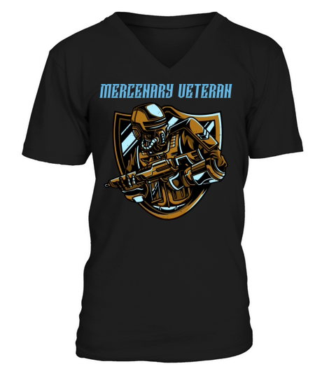 Mercenary veteran V-Neck T-shirt