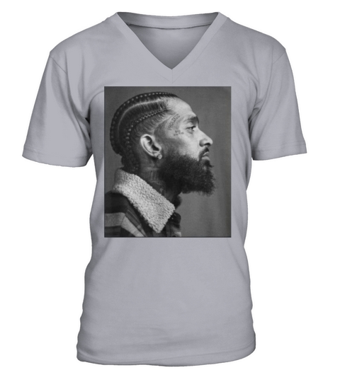 Rip Nipsey Hussle - Unisex Long Sleeve V-Neck T-shirt