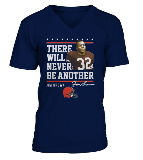 there will never be another jim brown V-Neck T-shirt