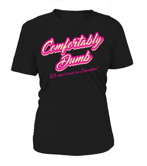 Comfortably Dumb Vintage Funny Music Women's T-Shirt