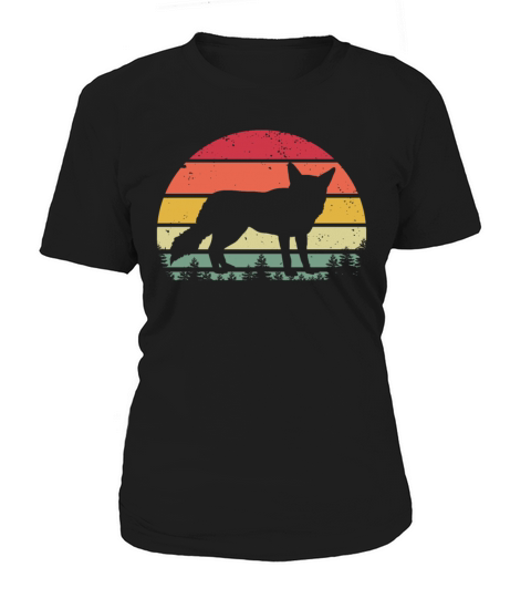 Coyote Vintage Retro Sunset Women's T-Shirt