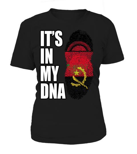Malawian And Angolan Mix Heritage DNA Flag Women's T-Shirt