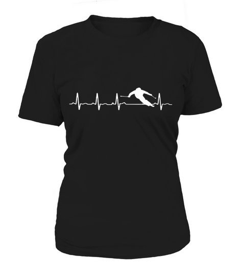 Skiing Heartbeat Women's T-Shirt