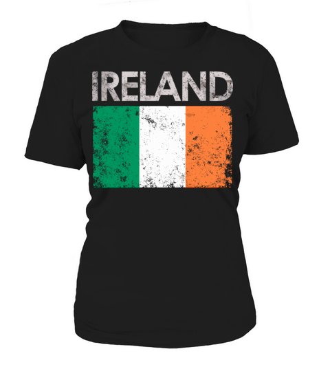Vintage Ireland Irish Flag Pride Women's T-Shirt