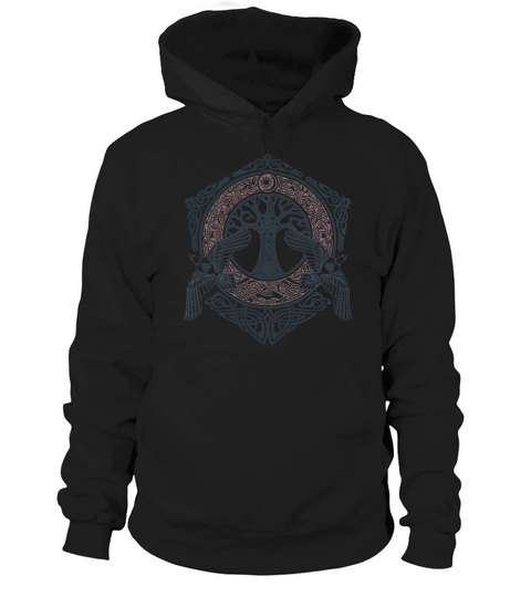 Odin Ravens Yggdrasil Hoodie Unisex
