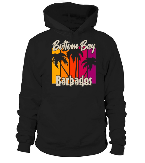 Vintage Bottom Bay Barbados Sunset Hoodie Unisex