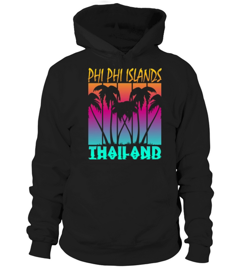 vintage phi phi islands thailand Hoodie Unisex