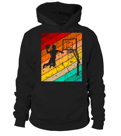 Vintage Retro Basketball Player Hoodie Unisex