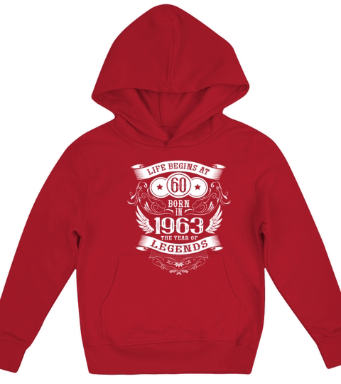 60th Birthday Gifts Vintage 1963 Vintage Sayings Kids Hoodie