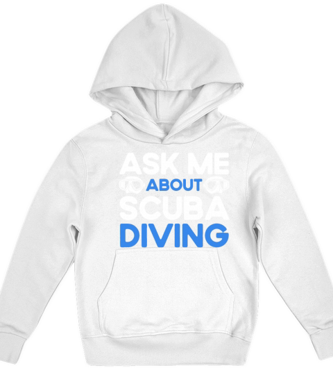 Scuba Diving Gift Underwater Lover Scuba Diver Kids Hoodie