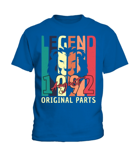 1992 August 30th Year Of Life Kids T-Shirt
