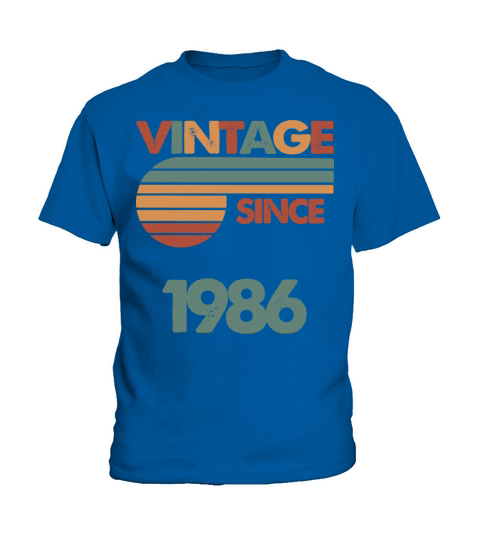 36th Vintage Birthday 1986 Kids T-Shirt