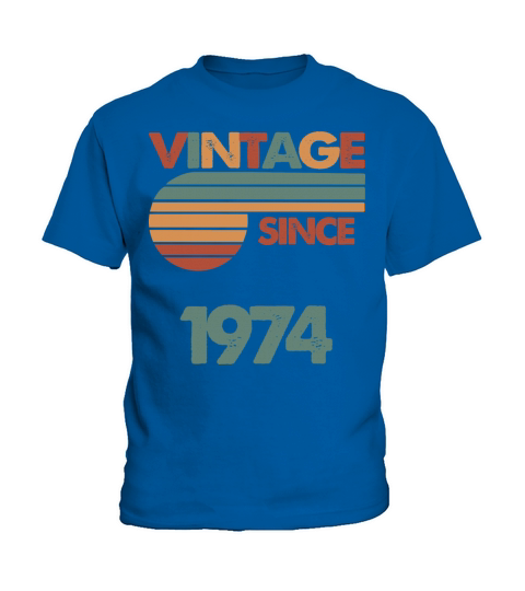 48th Vintage Birthday 1974 Kids T-Shirt