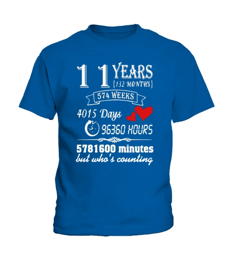 Anniversary Gift 11th T-Shirt 11 Years Wedding Marriage Gift Kids T-Shirt