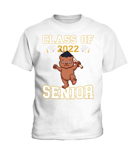 Class Of 2022 Senior Graduate Funny Graduation Kids T-Shirt