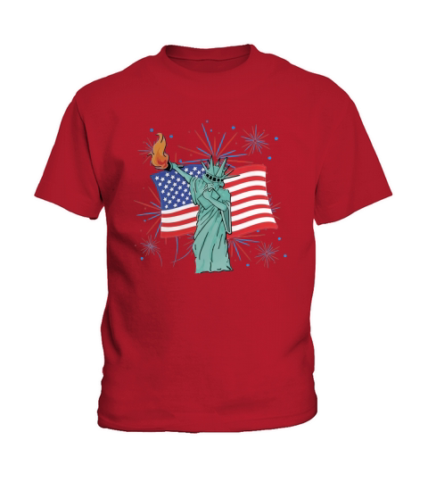 Dabbing 4th July Independence Day Kids T-Shirt