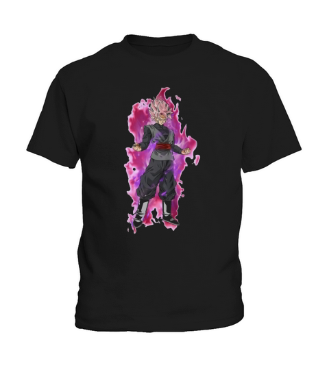 Dragon Ball Super - T-shirt Goku Rose Noire CHEMISE Kids T-Shirt