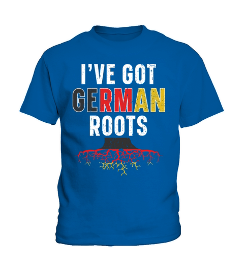Ive Got German Roots Deutschland Germany Flag Kids T-Shirt