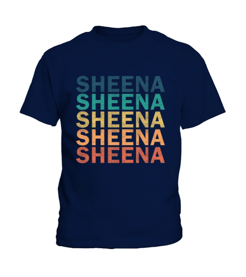 Sheena Name T Shirt - Sheena Vintage Retro Name Gi Kids T-Shirt