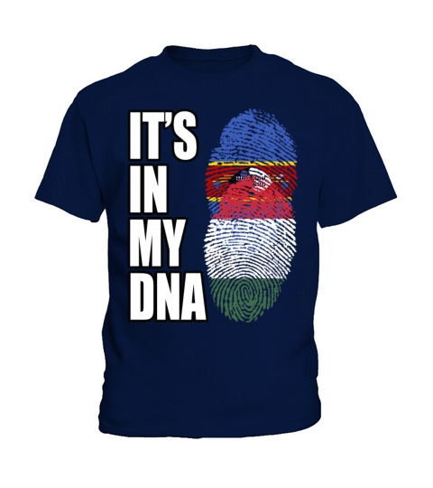 Swazi And Hungarian Vintage Heritage DNA Flag Kids T-Shirt