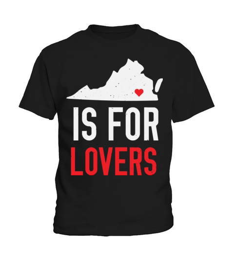 Throwback Vintage Virginia Lovers Kids T-Shirt