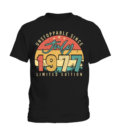 Vintage July 1977 Kids T-Shirt