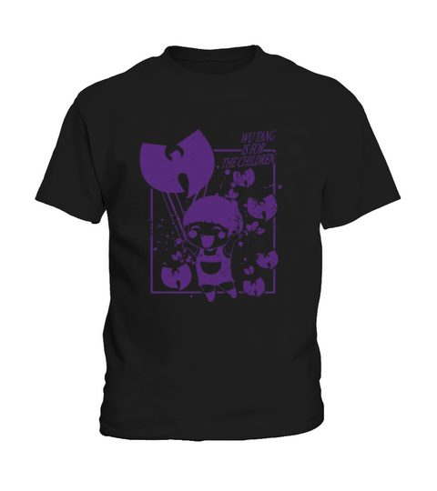wutang is for the children dark purple Kids T-Shirt