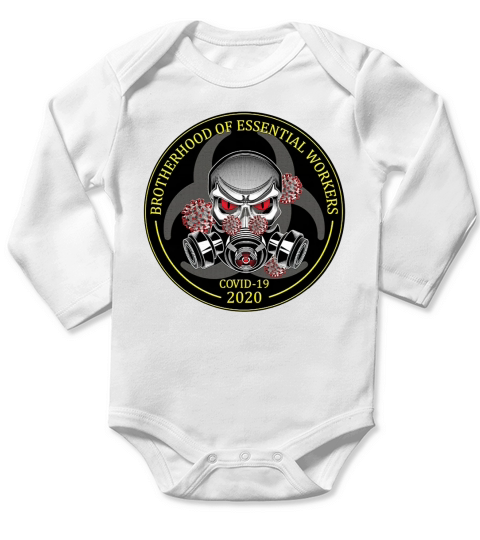 Brotherhood of essential workers Long Sleeve Baby One-Piece