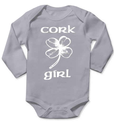 Cork Girl Irish For Women &amp;amp; Kids Black Youth Long Sleeve Baby One-Piece
