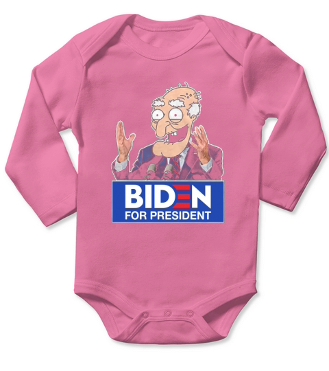 Joe Biden For President Shirtsn Long Sleeve Baby One-Piece