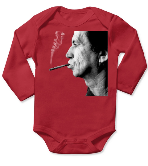 Keith Richards Long Sleeve Baby One-Piece