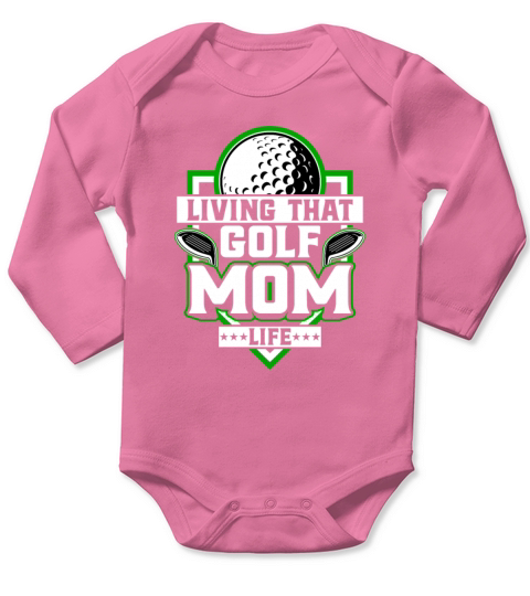 Living That Golf Mom Life - Golfer Golfing Golf Long Sleeve Baby One-Piece