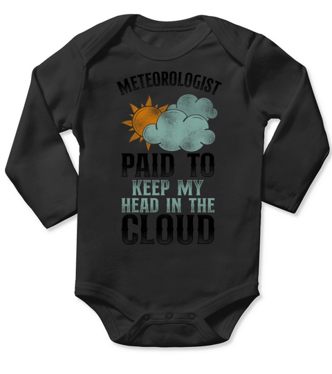 Meteorologist Weather Forecast Long Sleeve Baby One-Piece