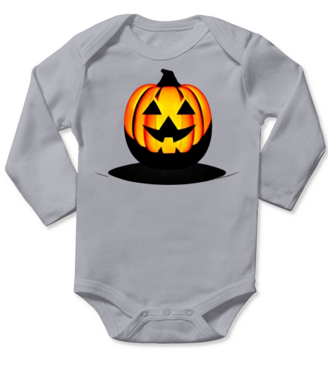 Pottery Barn Style Pumpkin Designs 10 Long Sleeve Baby One-Piece