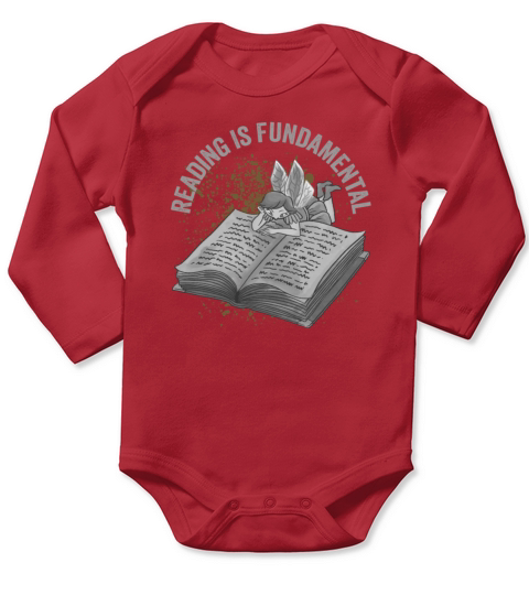 Reading Is Fundamental Long Sleeve Baby One-Piece