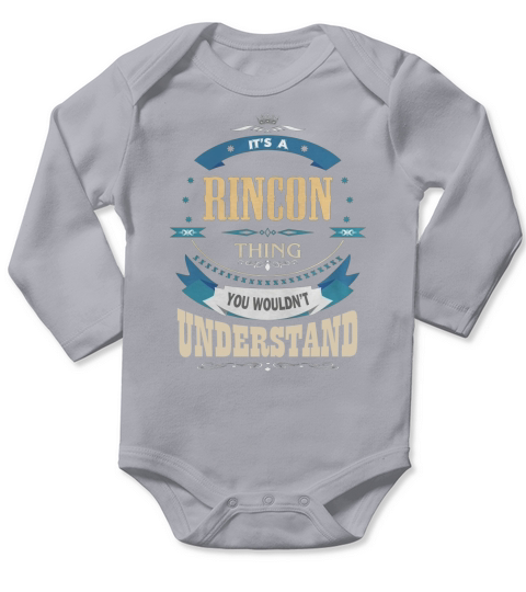 RINCON, Its a RINCON thing Long Sleeve Baby One-Piece