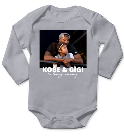 RIP Kobe & Gigi in loving memory Kobe and Gianna Bryant shirt Long Sleeve Baby One-Piece