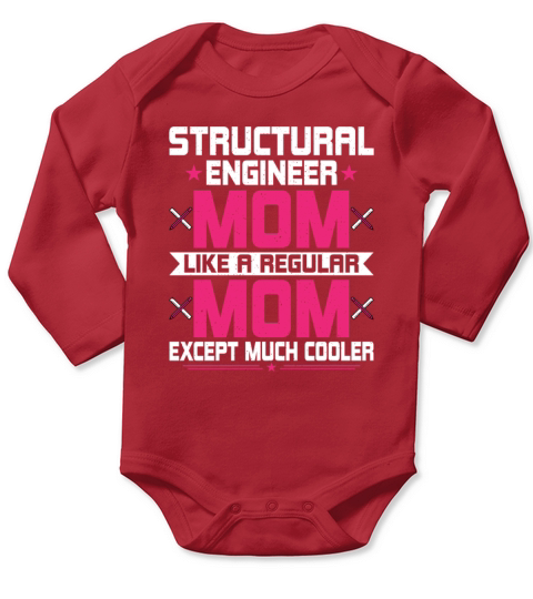 Structural Engineering Mom - Structural Engineer Long Sleeve Baby One-Piece