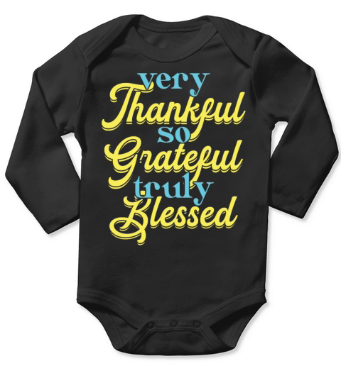 Thankful Blessed Christian Pastor Jesus Long Sleeve Baby One-Piece