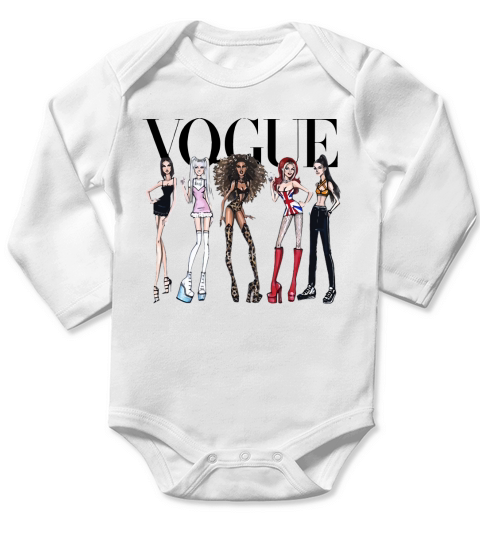Vogue Spice Girls Long Sleeve Baby One-Piece