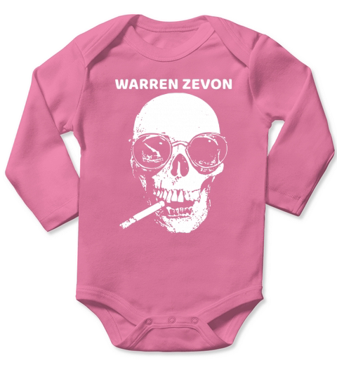 Warren Zevon Tshirt Long Sleeve Baby One-Piece